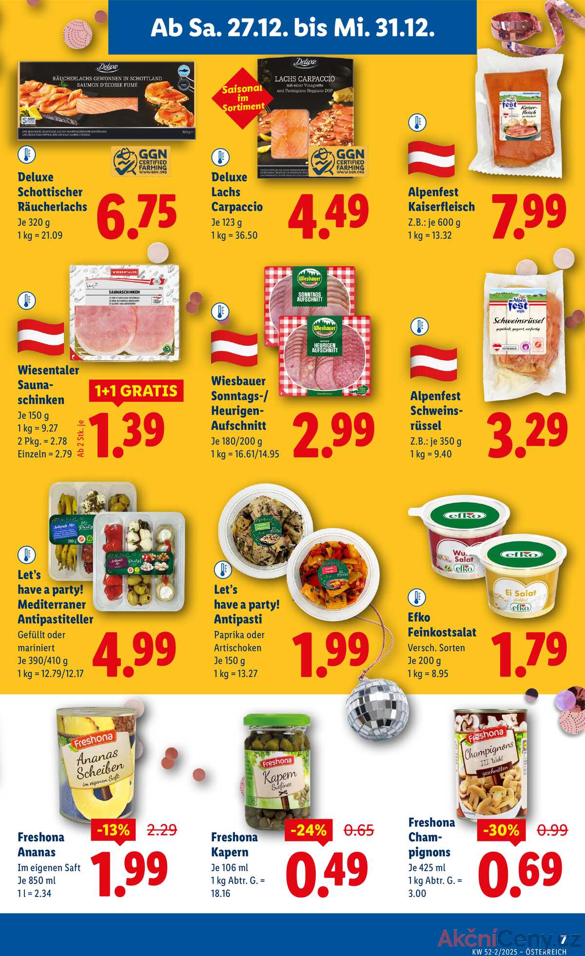 Leták Lidl Rakousko 27.12.-31.12.2025 strana 9