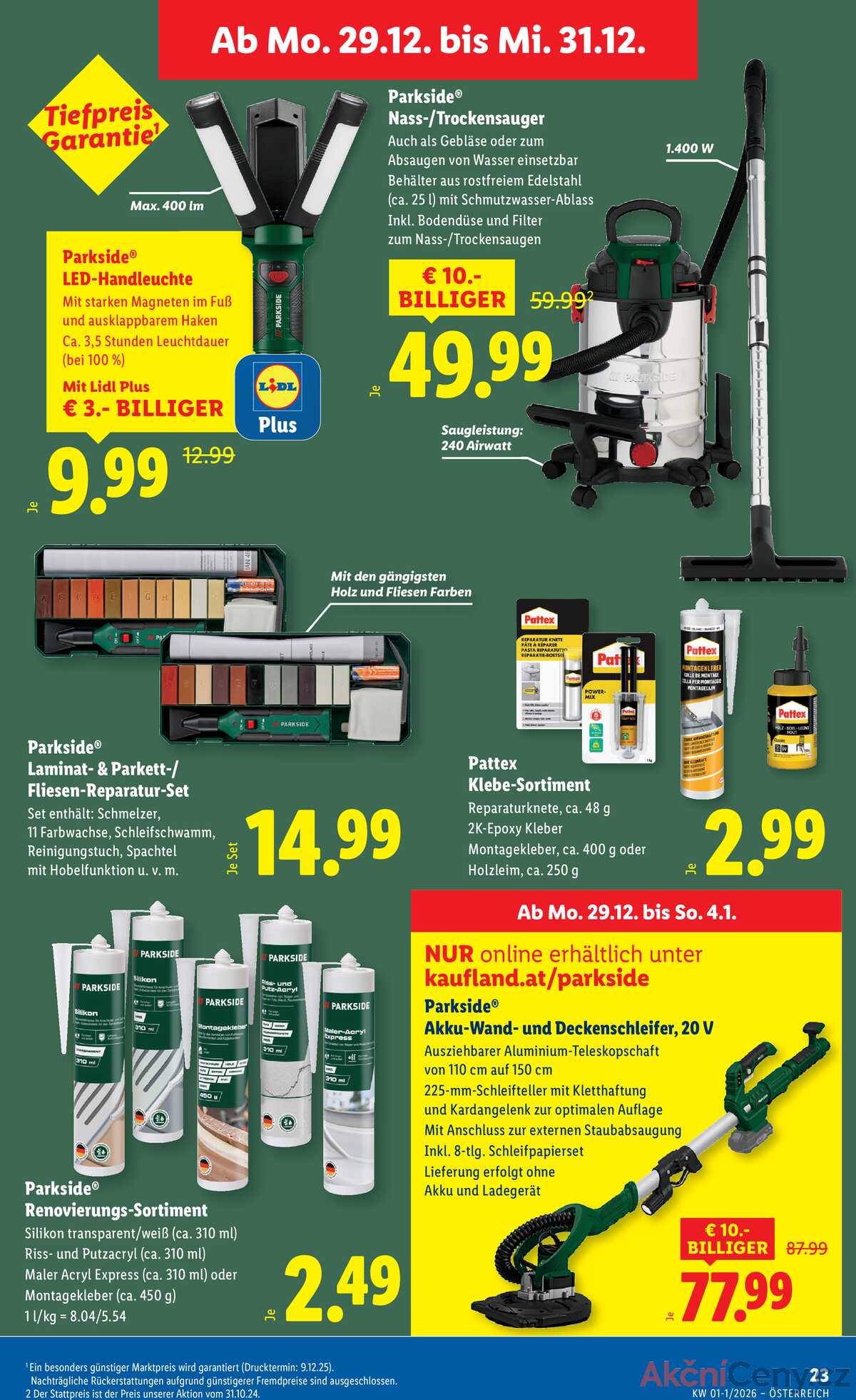 Leták Lidl Rakousko 27.12.-31.12.2025 strana 25