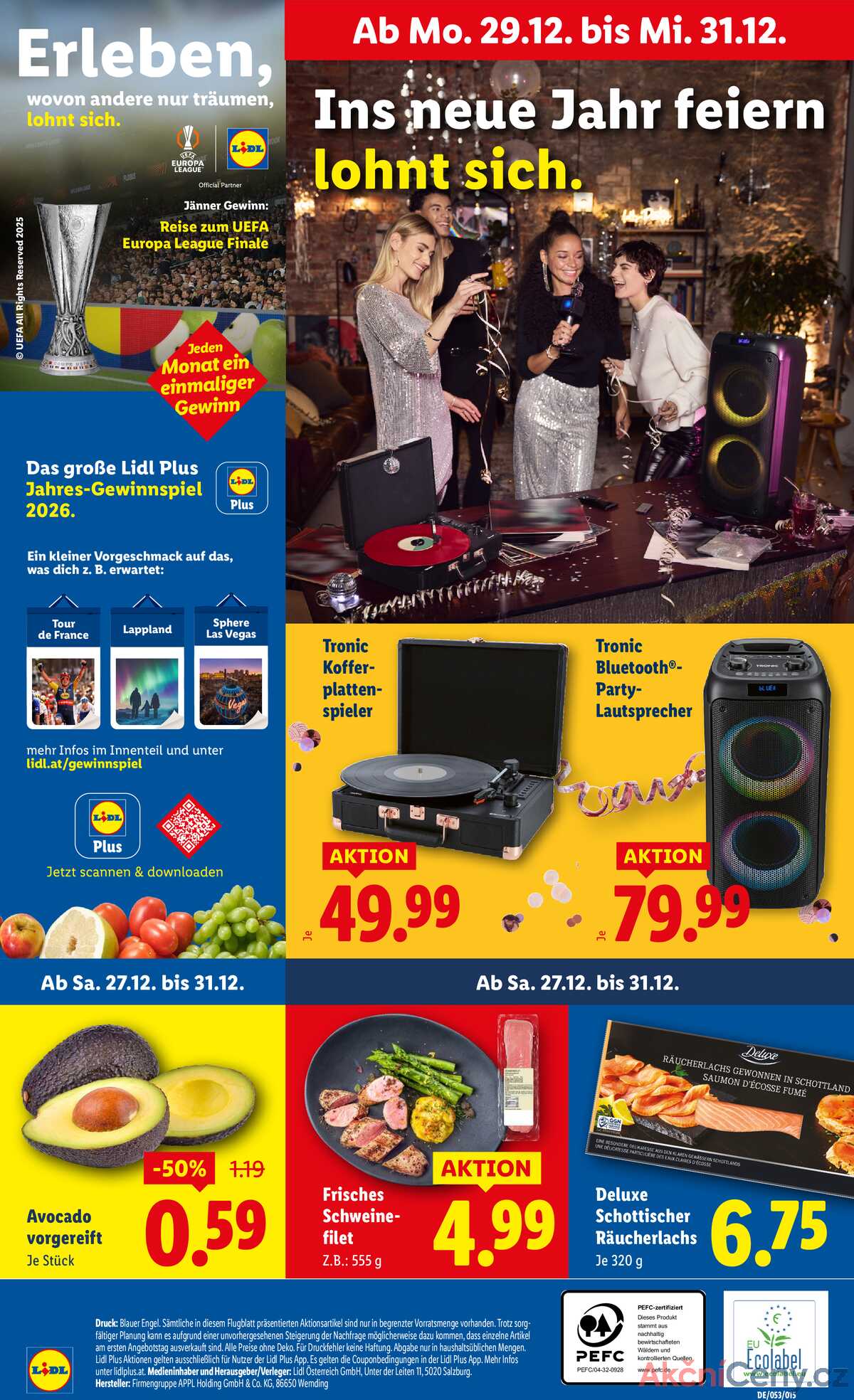 Leták Lidl Rakousko 27.12.-31.12.2025 strana 26