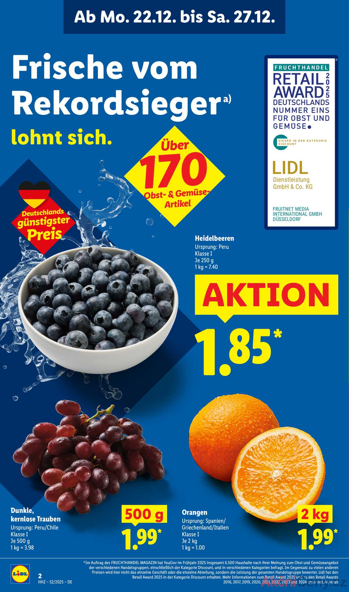 Leták Lidl Německo 22.12.-27.12.2025 strana 8