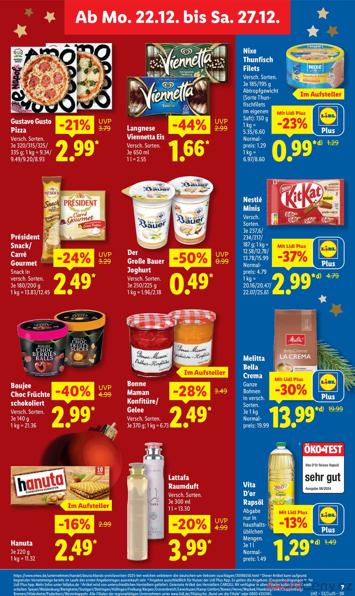 Leták Lidl Německo 22.12.-27.12.2025 strana 13
