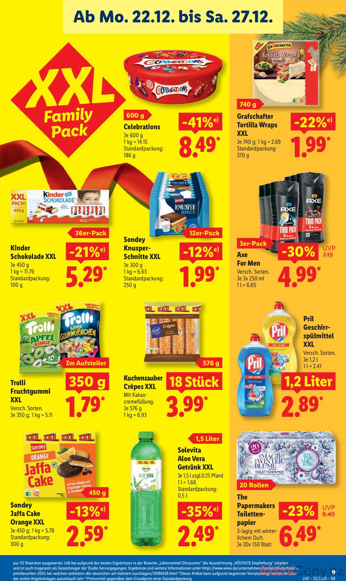 Leták Lidl Německo 22.12.-27.12.2025 strana 15
