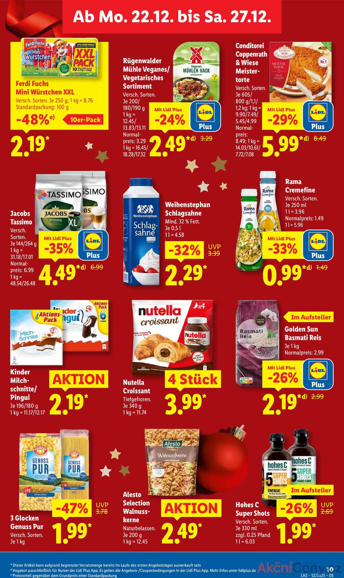 Leták Lidl Německo 22.12.-27.12.2025 strana 17
