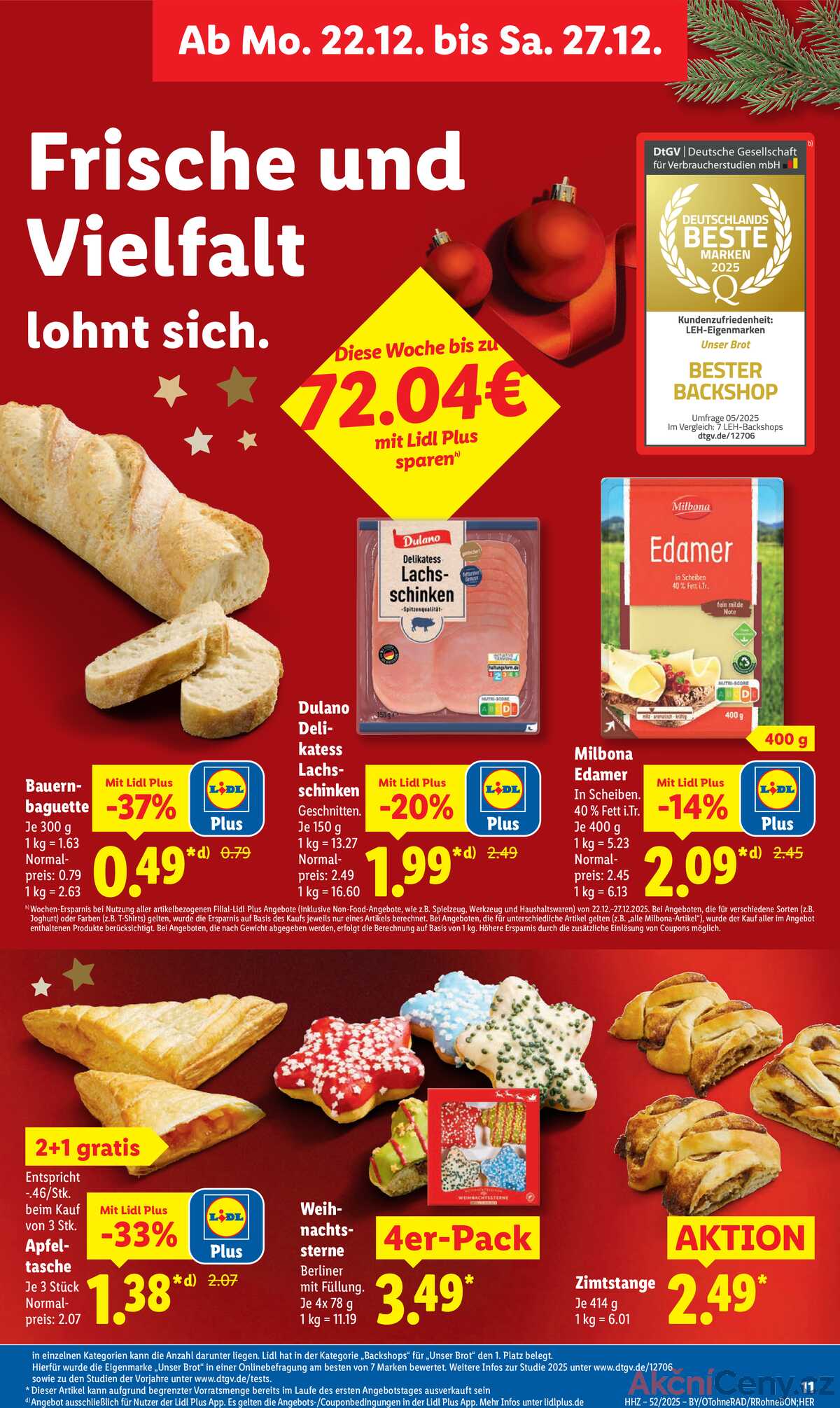 Leták Lidl Německo 22.12.-27.12.2025 strana 19