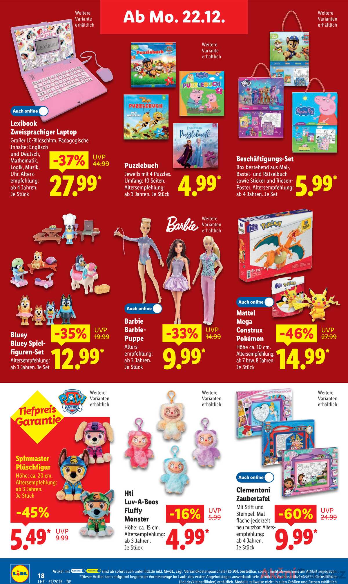 Leták Lidl Německo 22.12.-27.12.2025 strana 30