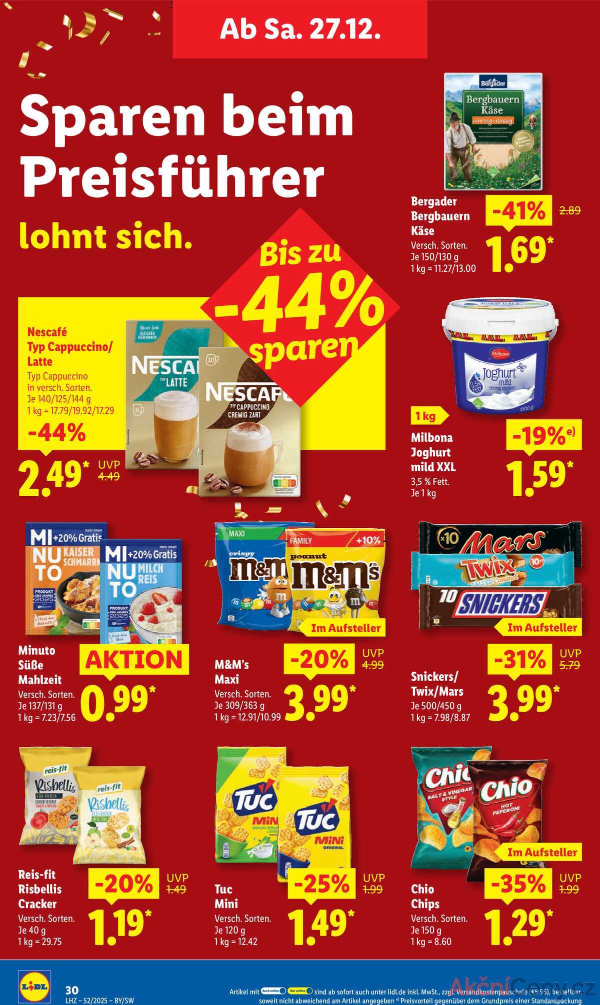 Leták Lidl Německo 22.12.-27.12.2025 strana 50