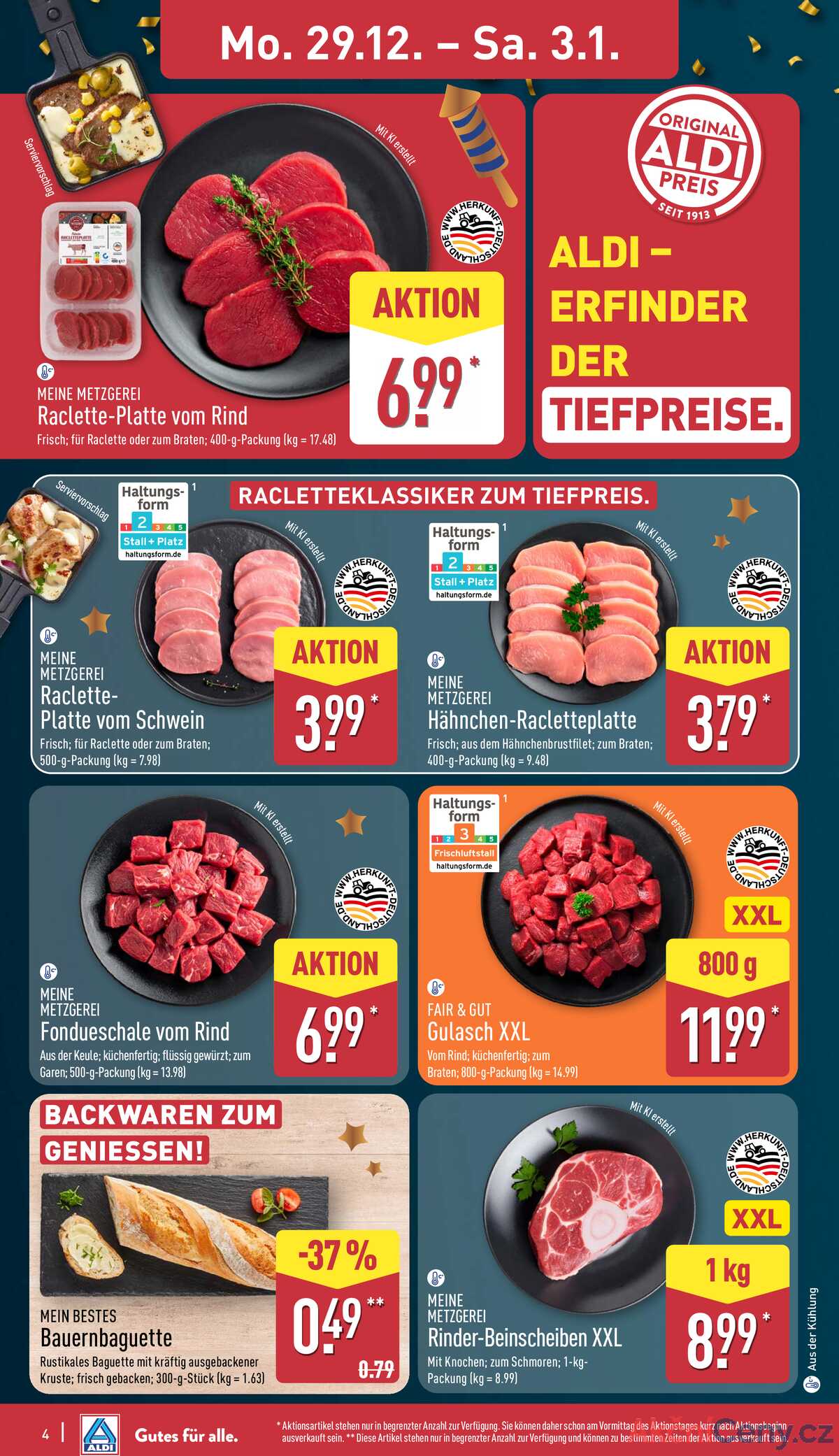 Leták ALDI Německo 29.12.-4.1.2026 strana 4