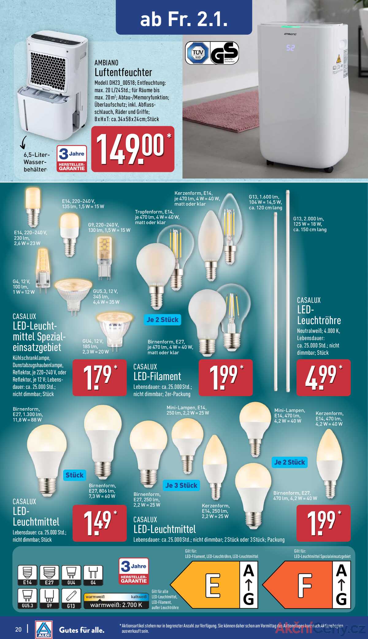 Leták ALDI Německo 29.12.-4.1.2026 strana 20