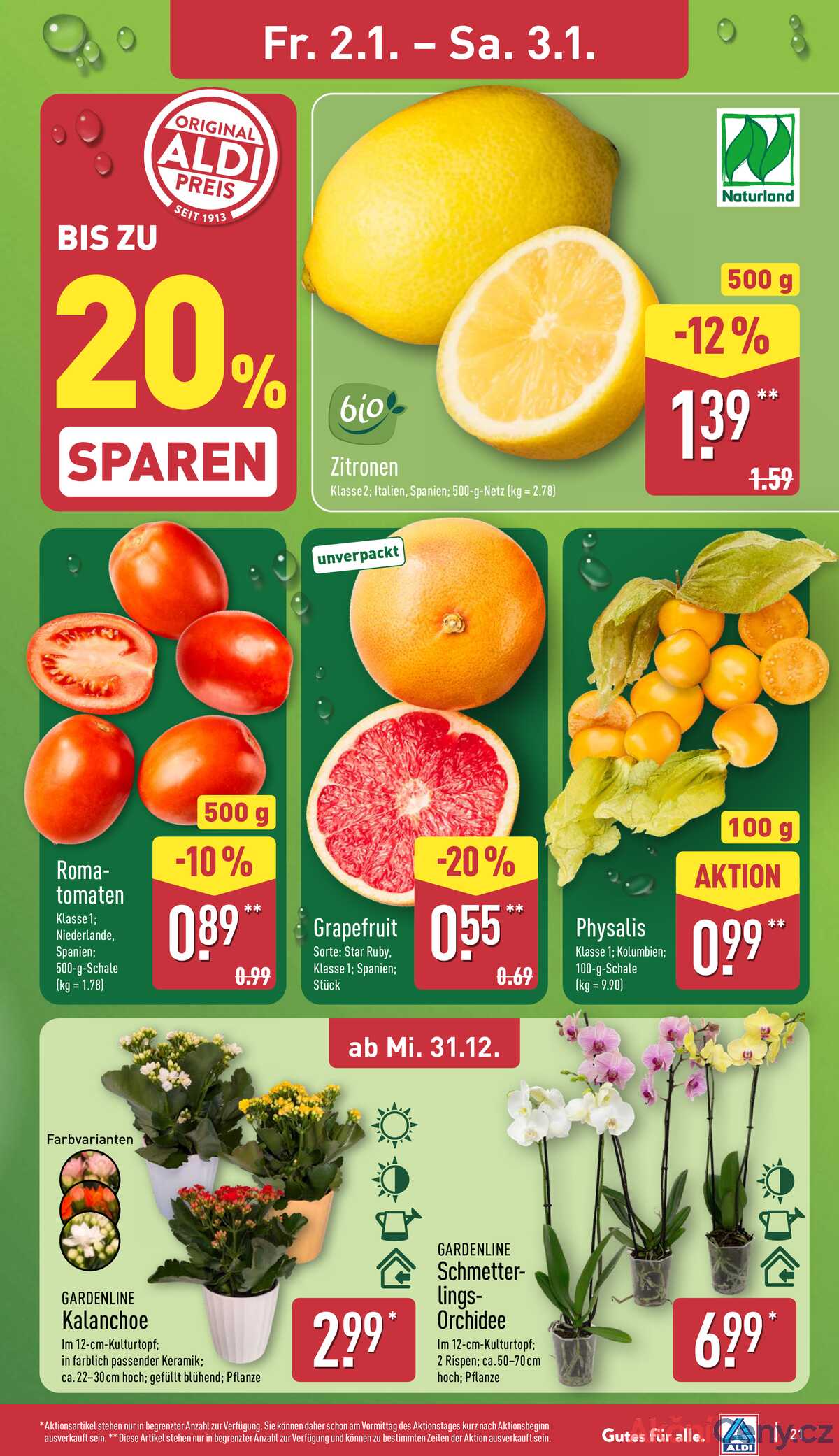 Leták ALDI Německo 29.12.-4.1.2026 strana 21