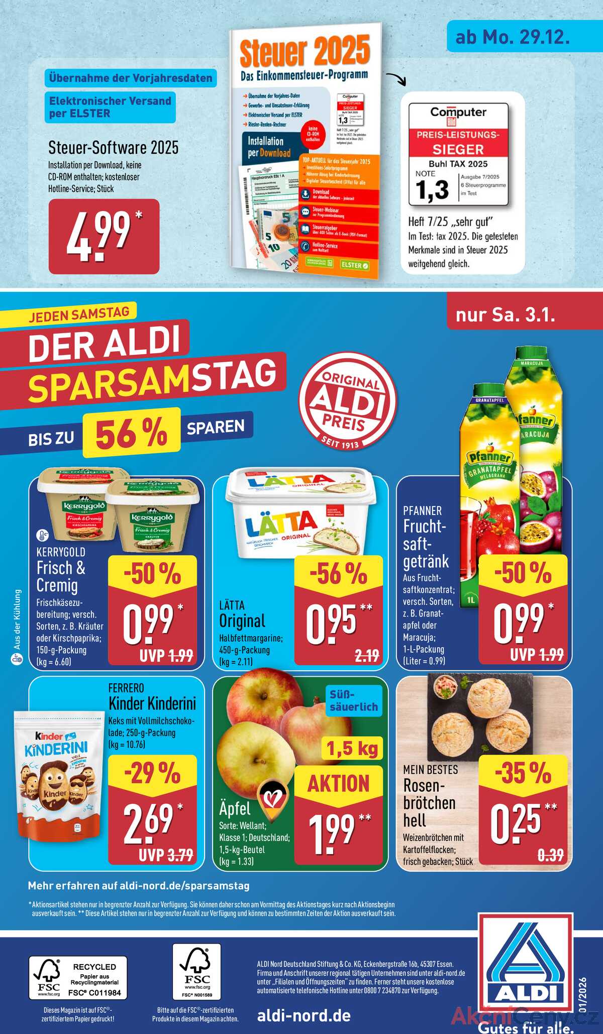 Leták ALDI Německo 29.12.-4.1.2026 strana 24