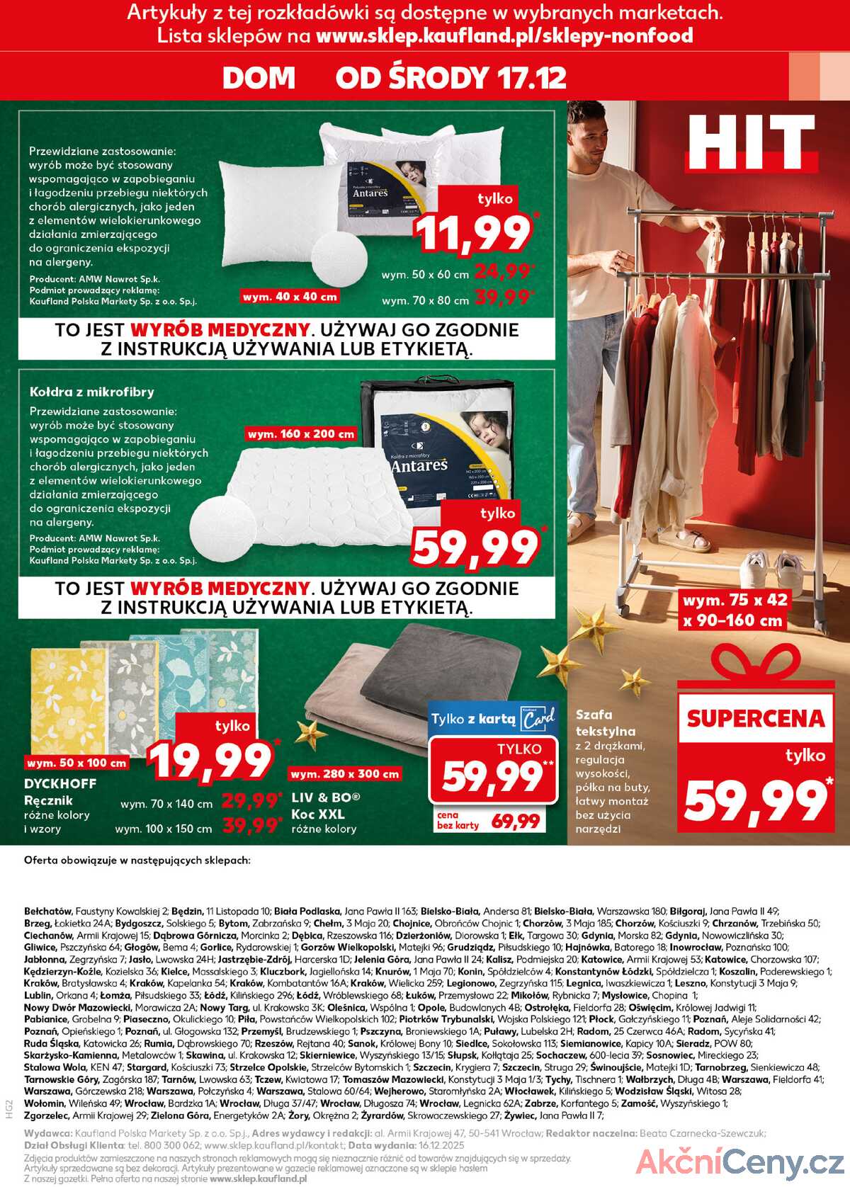 Leták Kaufland Polsko 17.12.-23.12.2025 strana 59