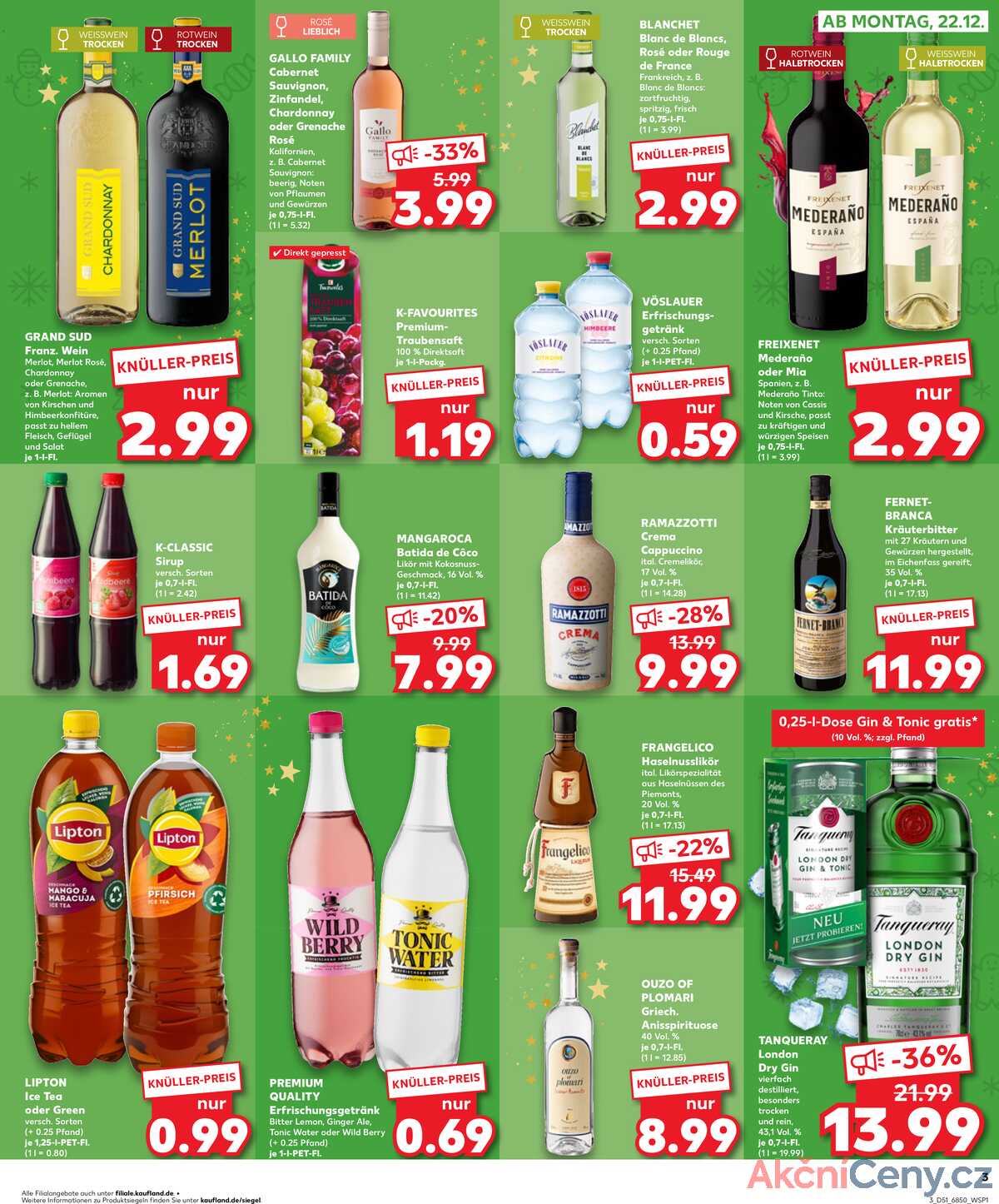 Leták Kaufland Německo 21.12.-24.12.2025 strana 3