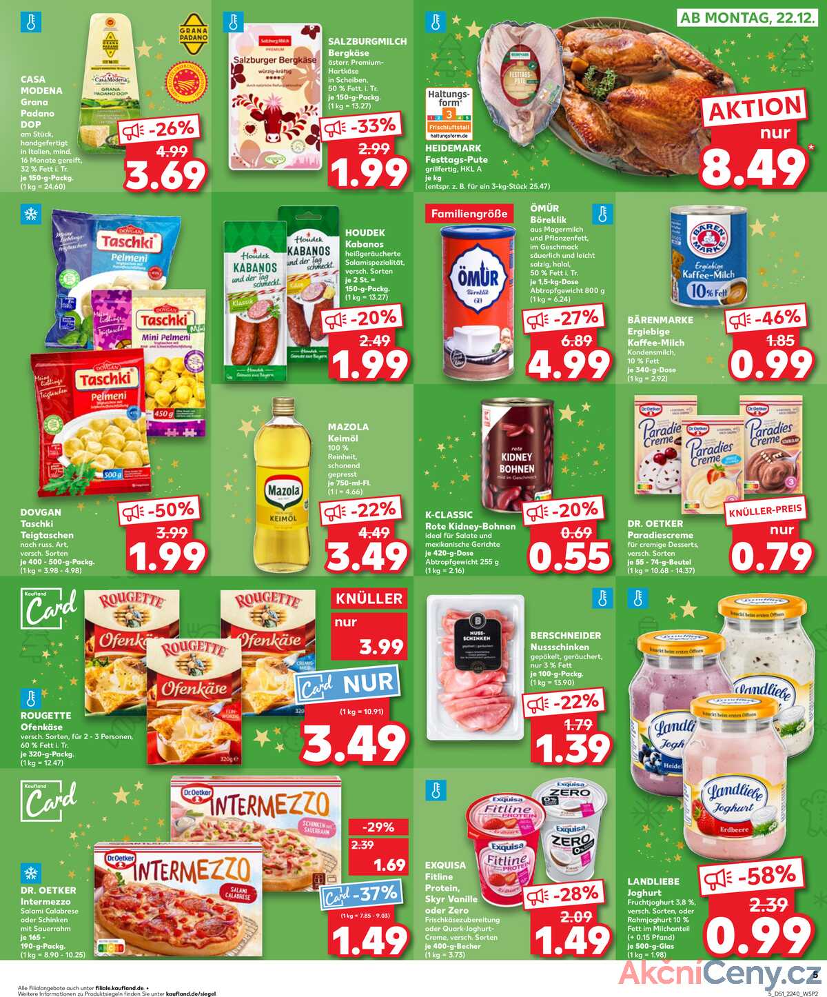 Leták Kaufland Německo 21.12.-24.12.2025 strana 5