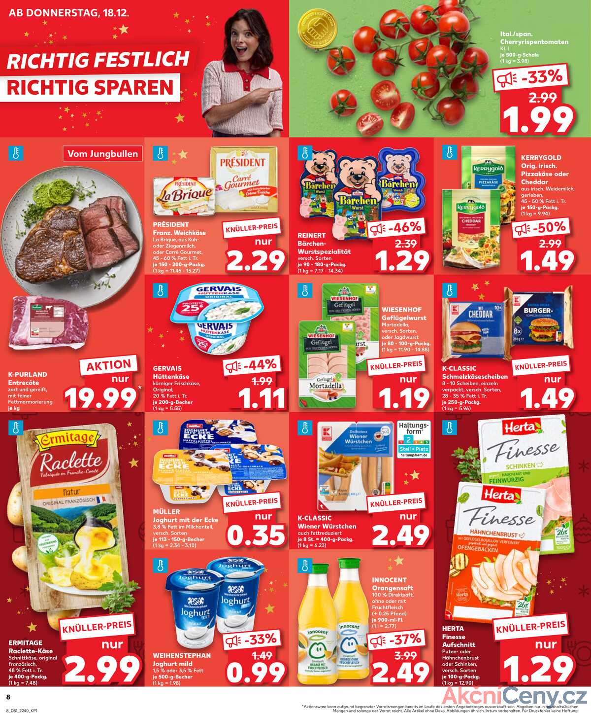 Leták Kaufland Německo 21.12.-24.12.2025 strana 8