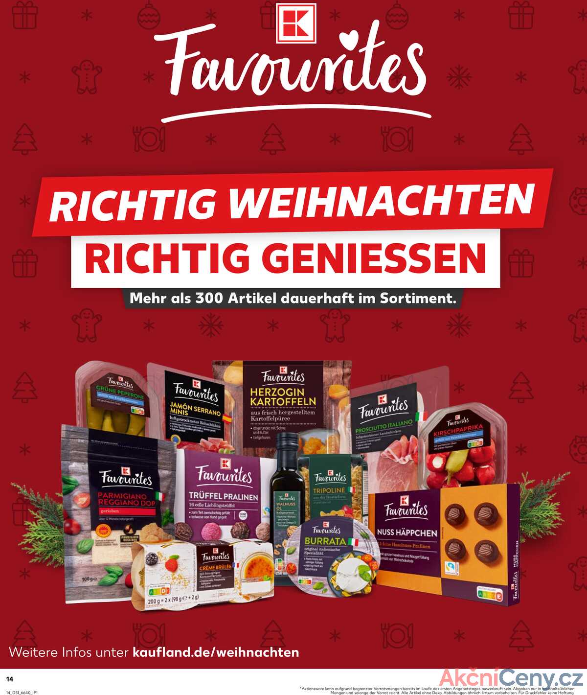 Leták Kaufland Německo 21.12.-24.12.2025 strana 14