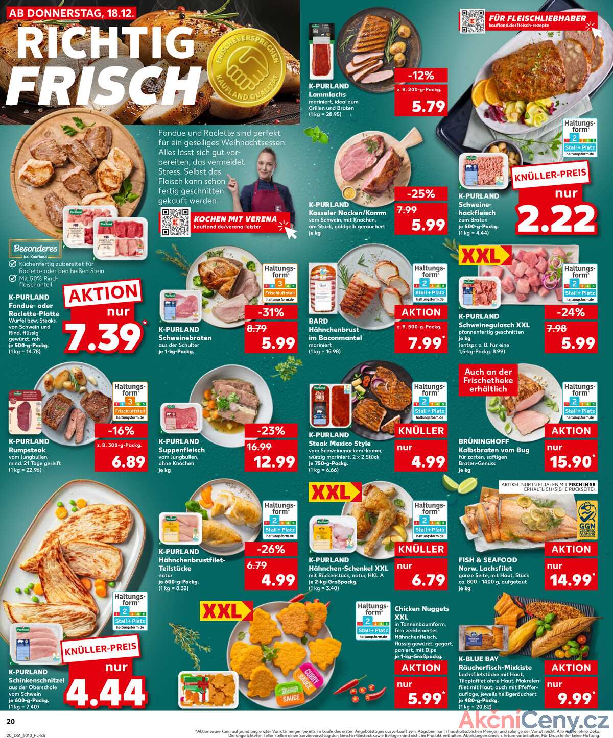 Leták Kaufland Německo 21.12.-24.12.2025 strana 20