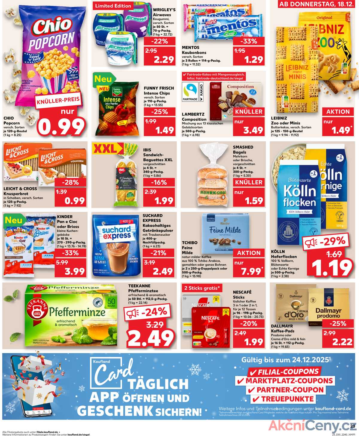 Leták Kaufland Německo 21.12.-24.12.2025 strana 23