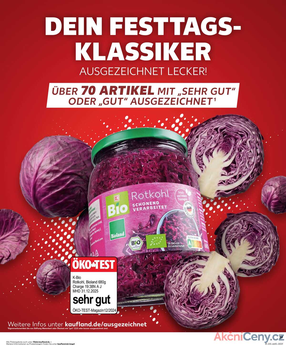 Leták Kaufland Německo 21.12.-24.12.2025 strana 39
