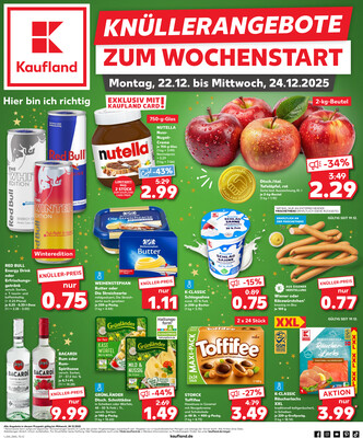 Leták Kaufland Německo 21.12.-24.12.2025