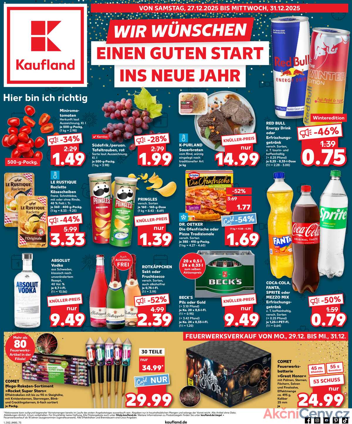 Leták Kaufland Německo 27.12.-31.12.2025 strana 1