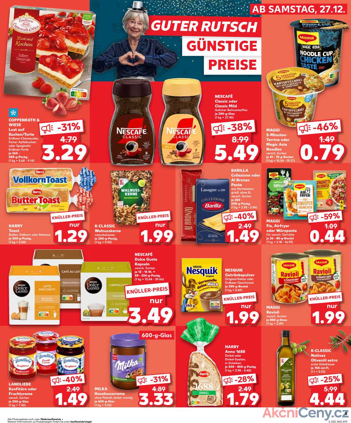 Leták Kaufland Německo 27.12.-31.12.2025 strana 5