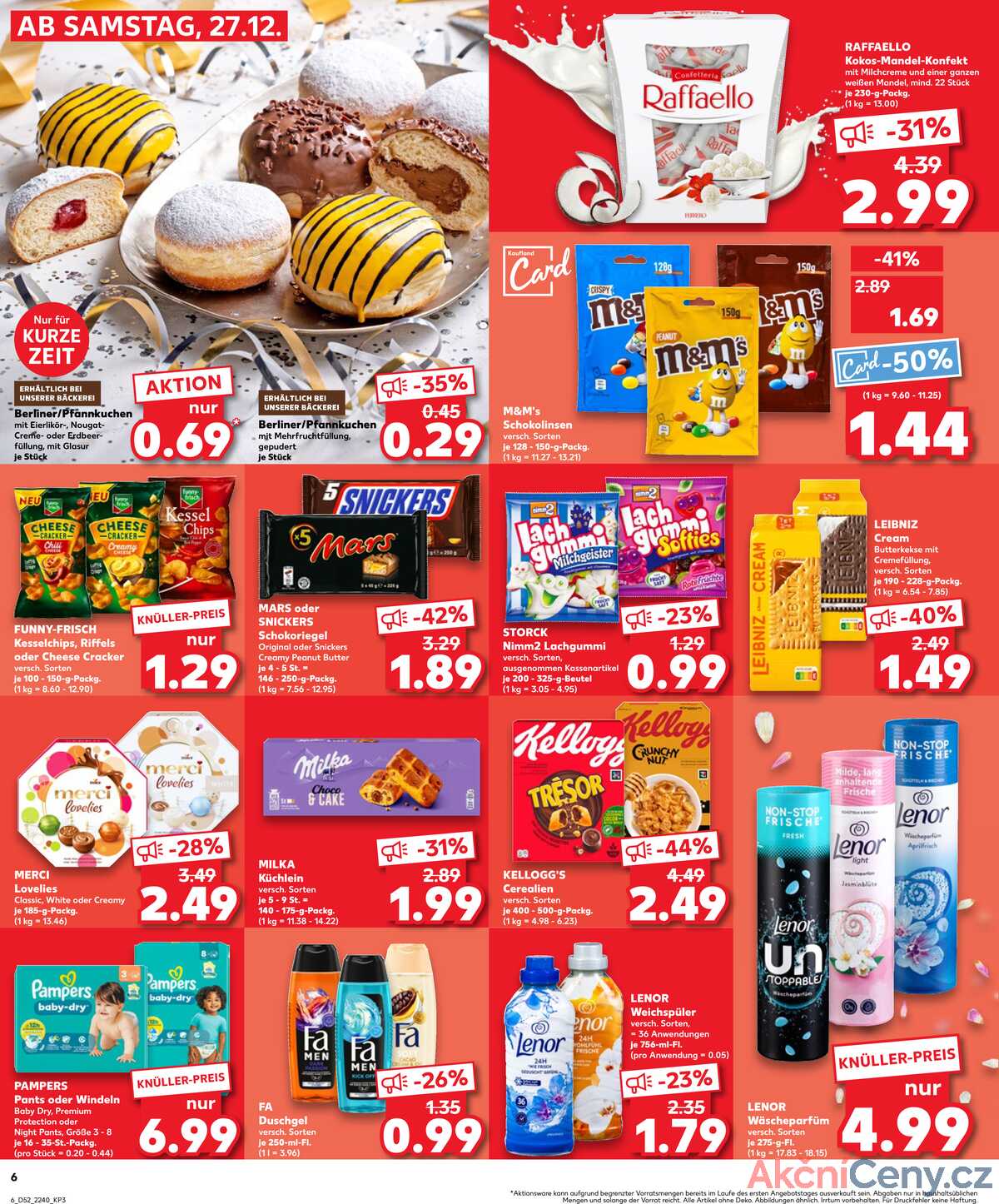 Leták Kaufland Německo 27.12.-31.12.2025 strana 6