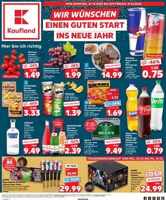 Leták Kaufland Německo 27.12.-31.12.2025