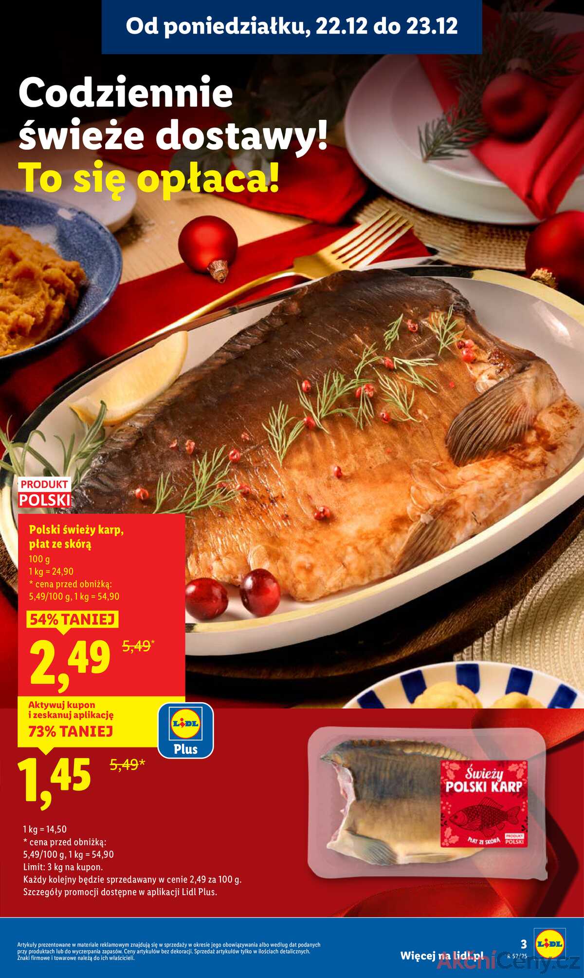 Leták Lidl Polsko 22.12.-23.12.2025 strana 3
