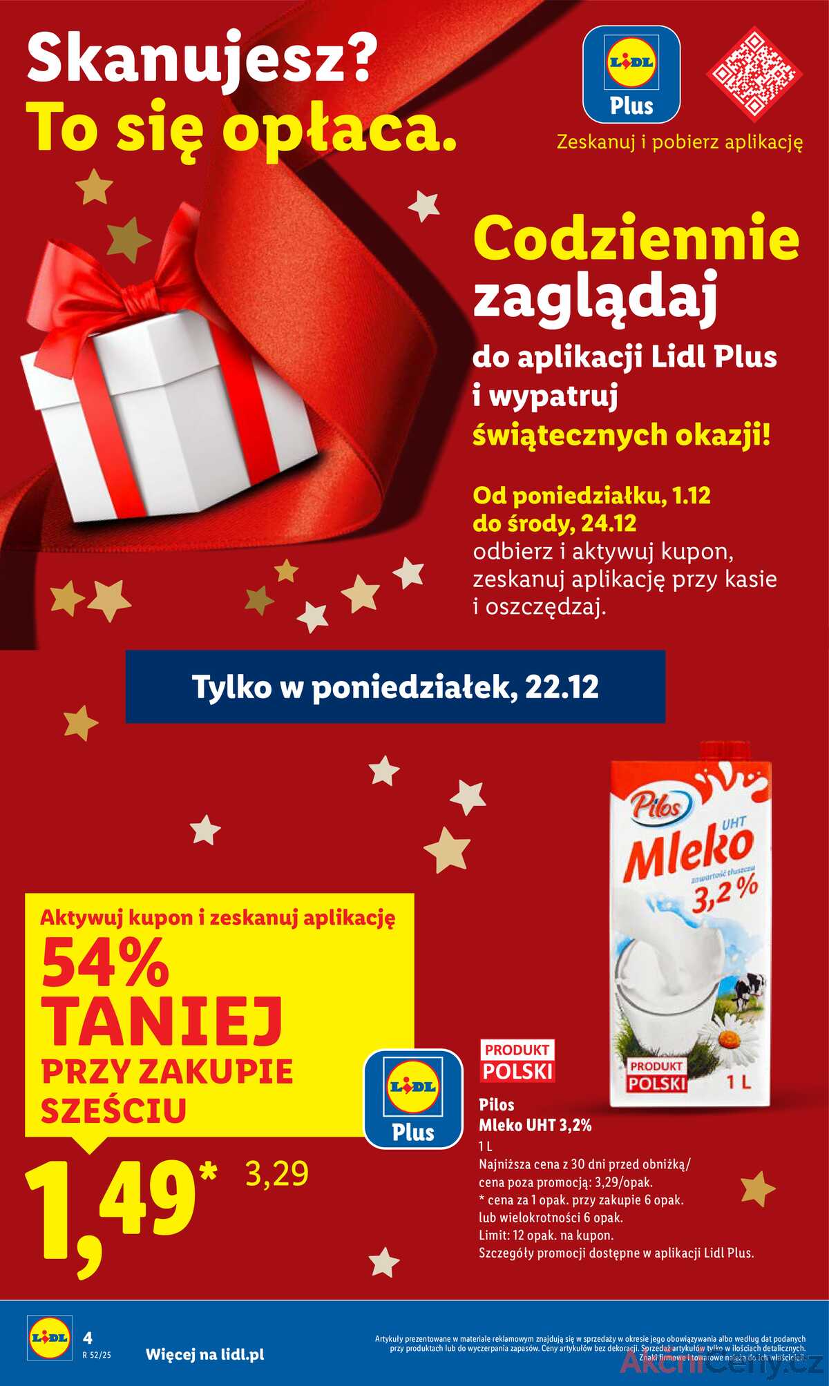 Leták Lidl Polsko 22.12.-23.12.2025 strana 4