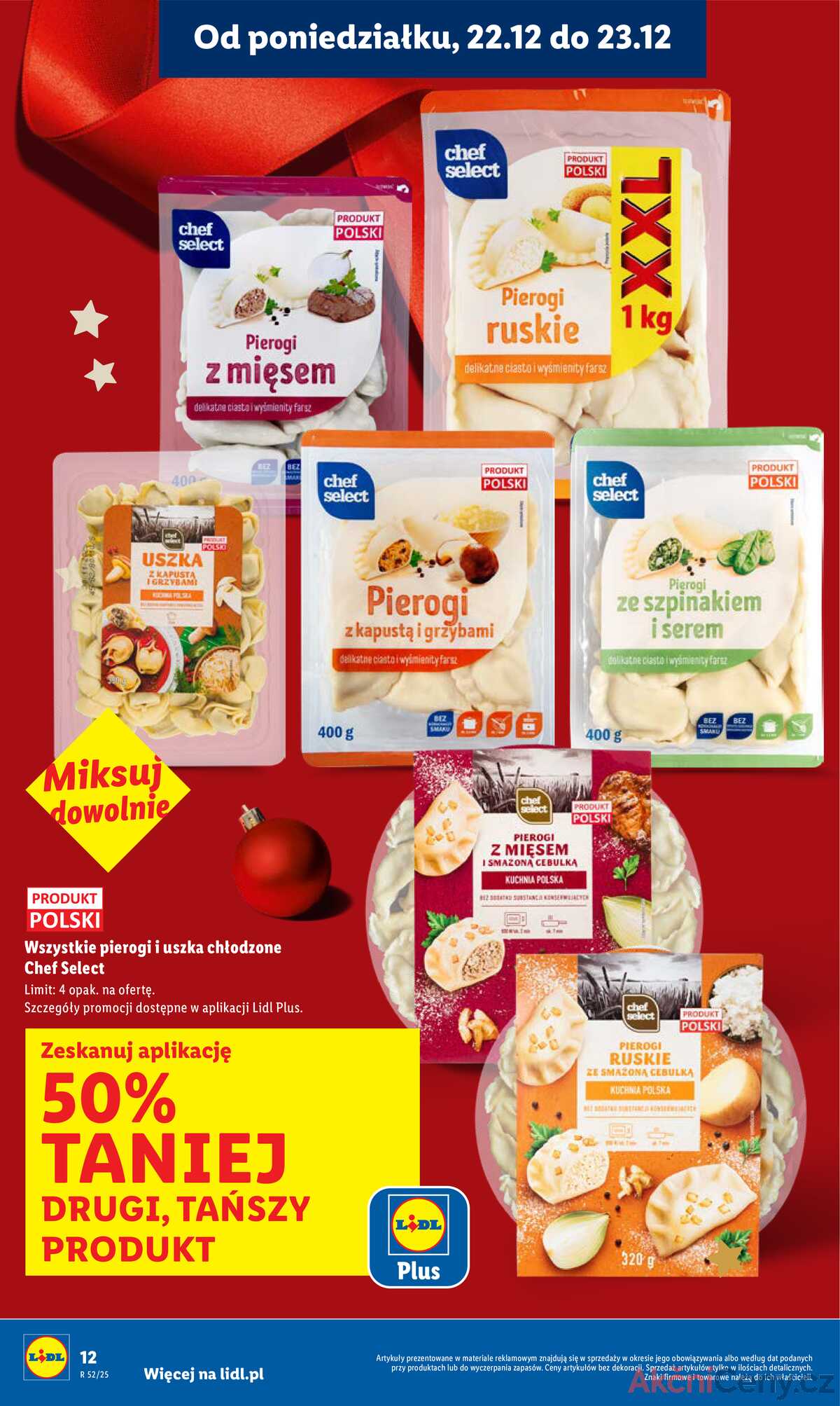 Leták Lidl Polsko 22.12.-23.12.2025 strana 12