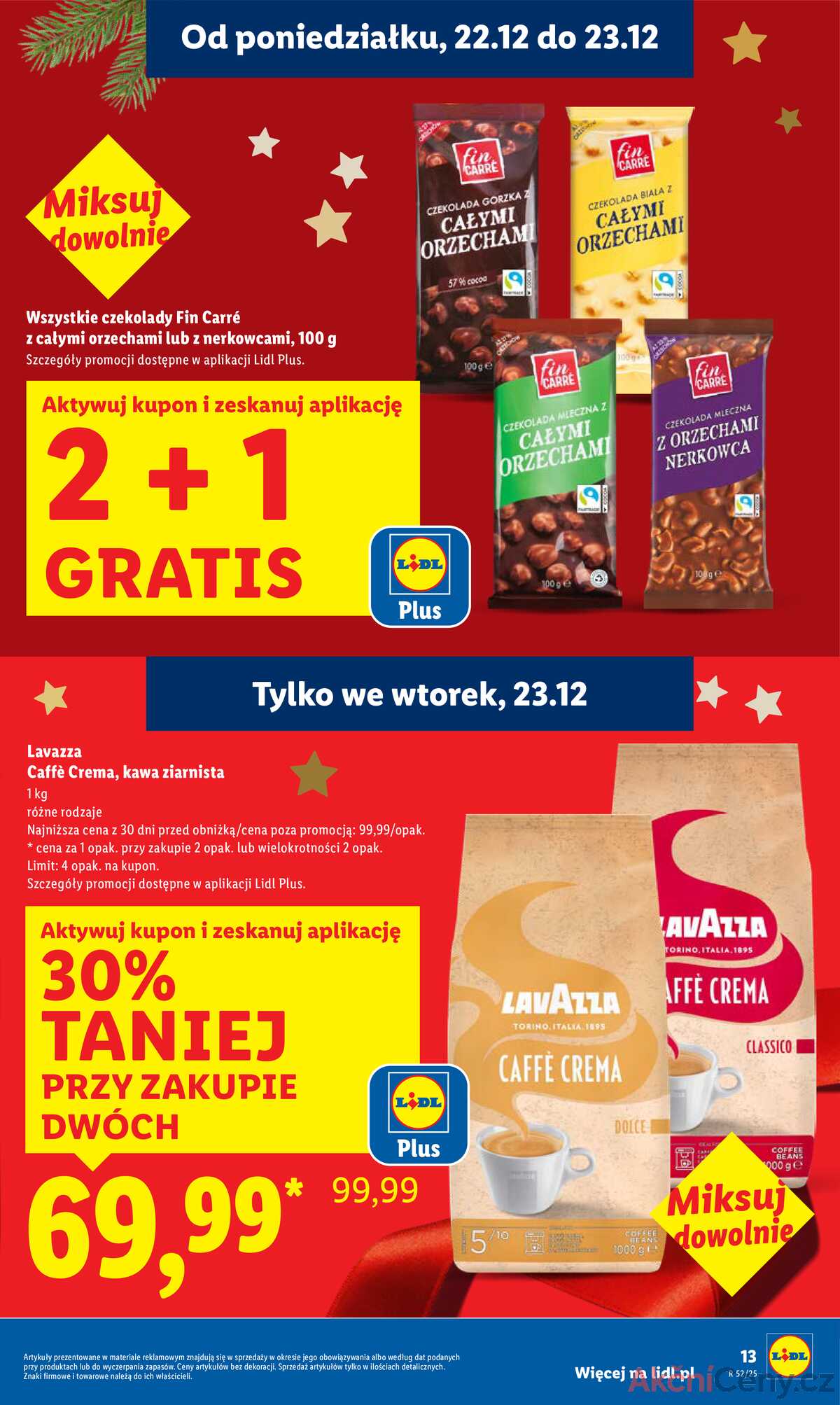 Leták Lidl Polsko 22.12.-23.12.2025 strana 13