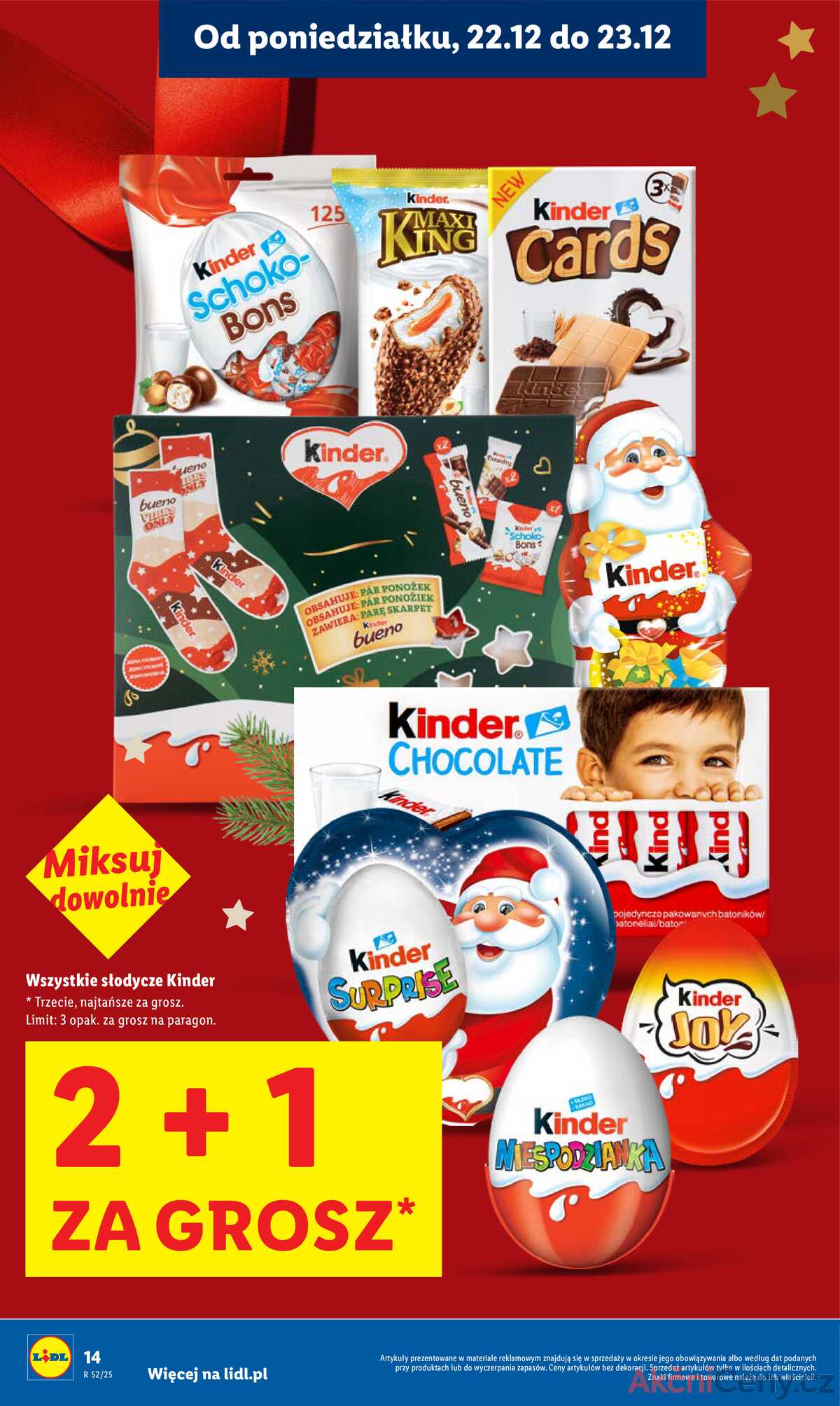 Leták Lidl Polsko 22.12.-23.12.2025 strana 14