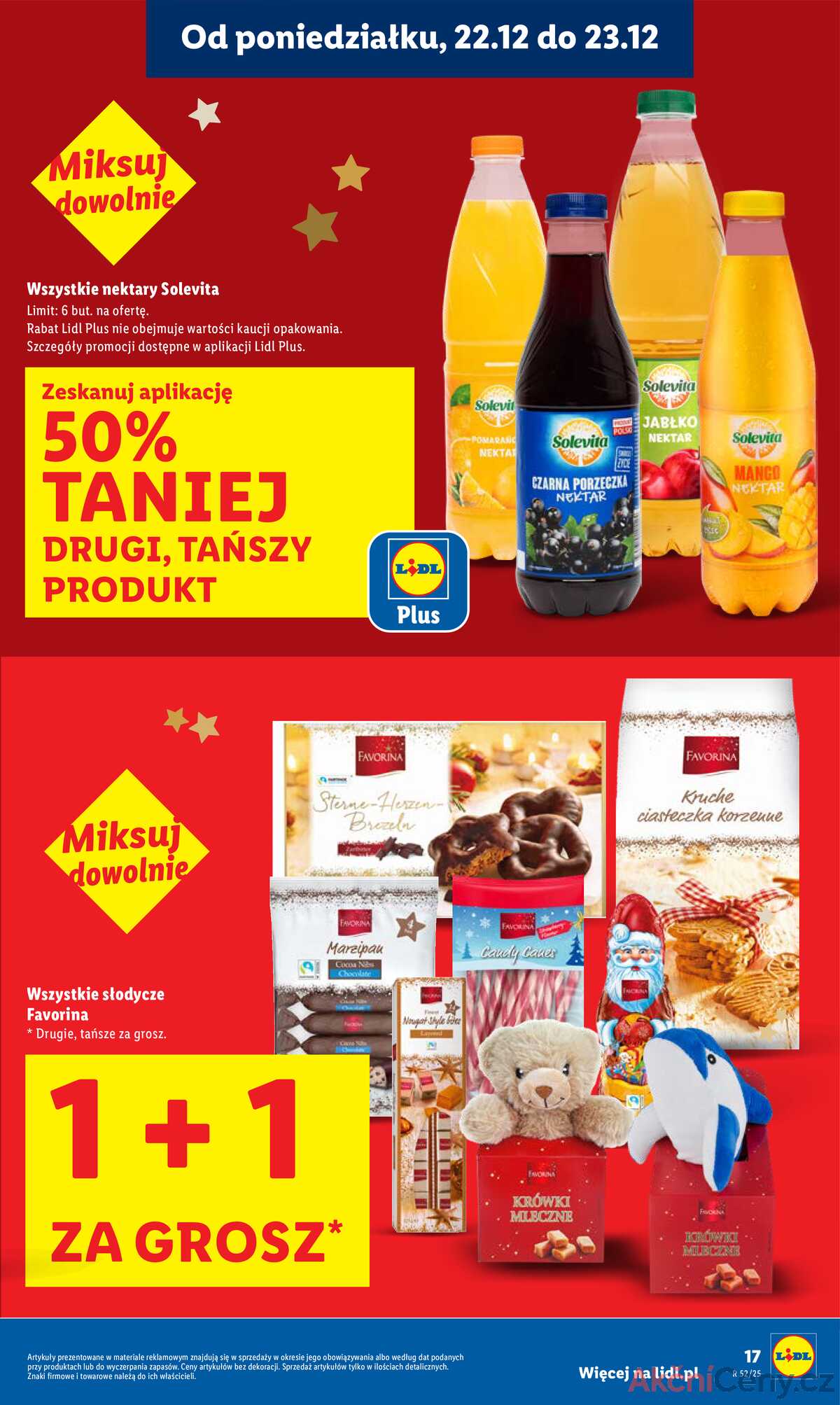 Leták Lidl Polsko 22.12.-23.12.2025 strana 17