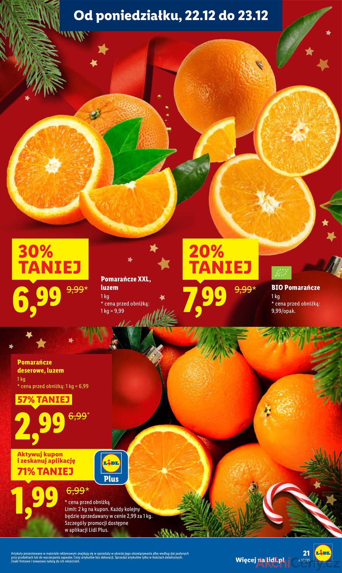 Leták Lidl Polsko 22.12.-23.12.2025 strana 23