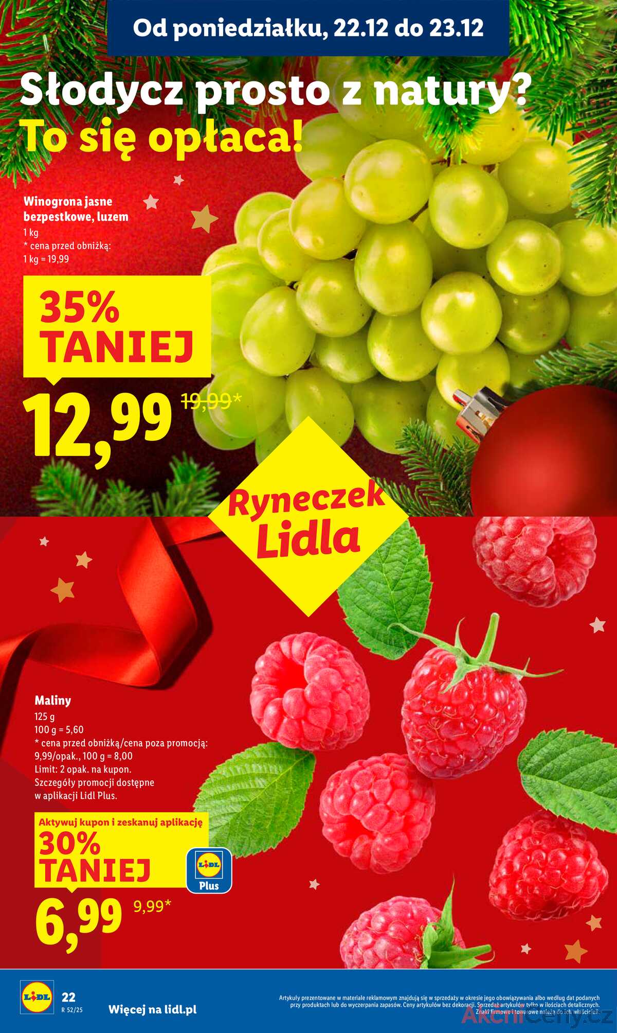 Leták Lidl Polsko 22.12.-23.12.2025 strana 24