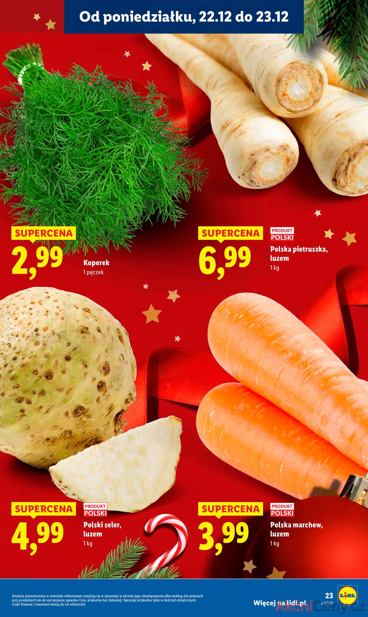 Leták Lidl Polsko 22.12.-23.12.2025 strana 25