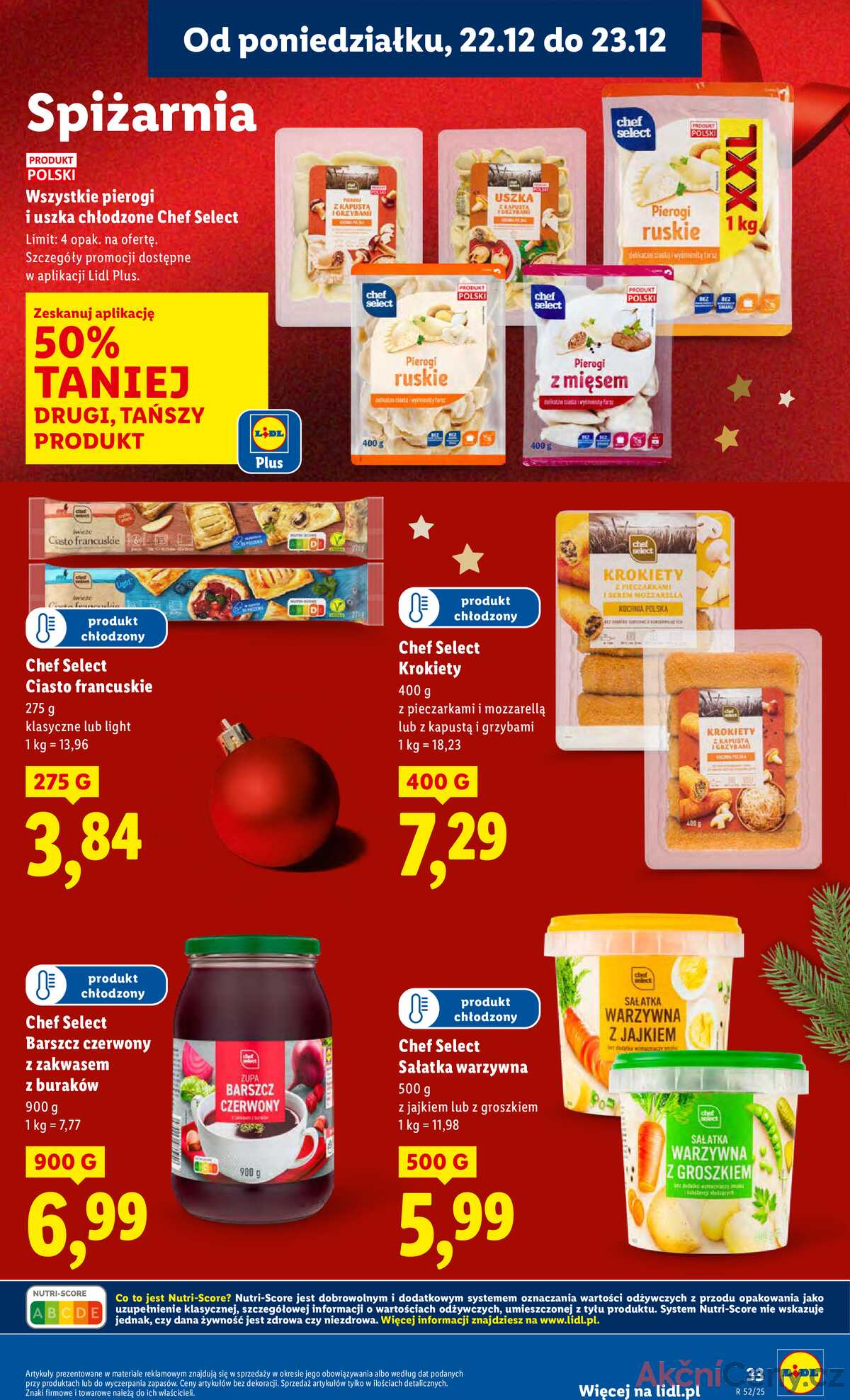 Leták Lidl Polsko 22.12.-23.12.2025 strana 35