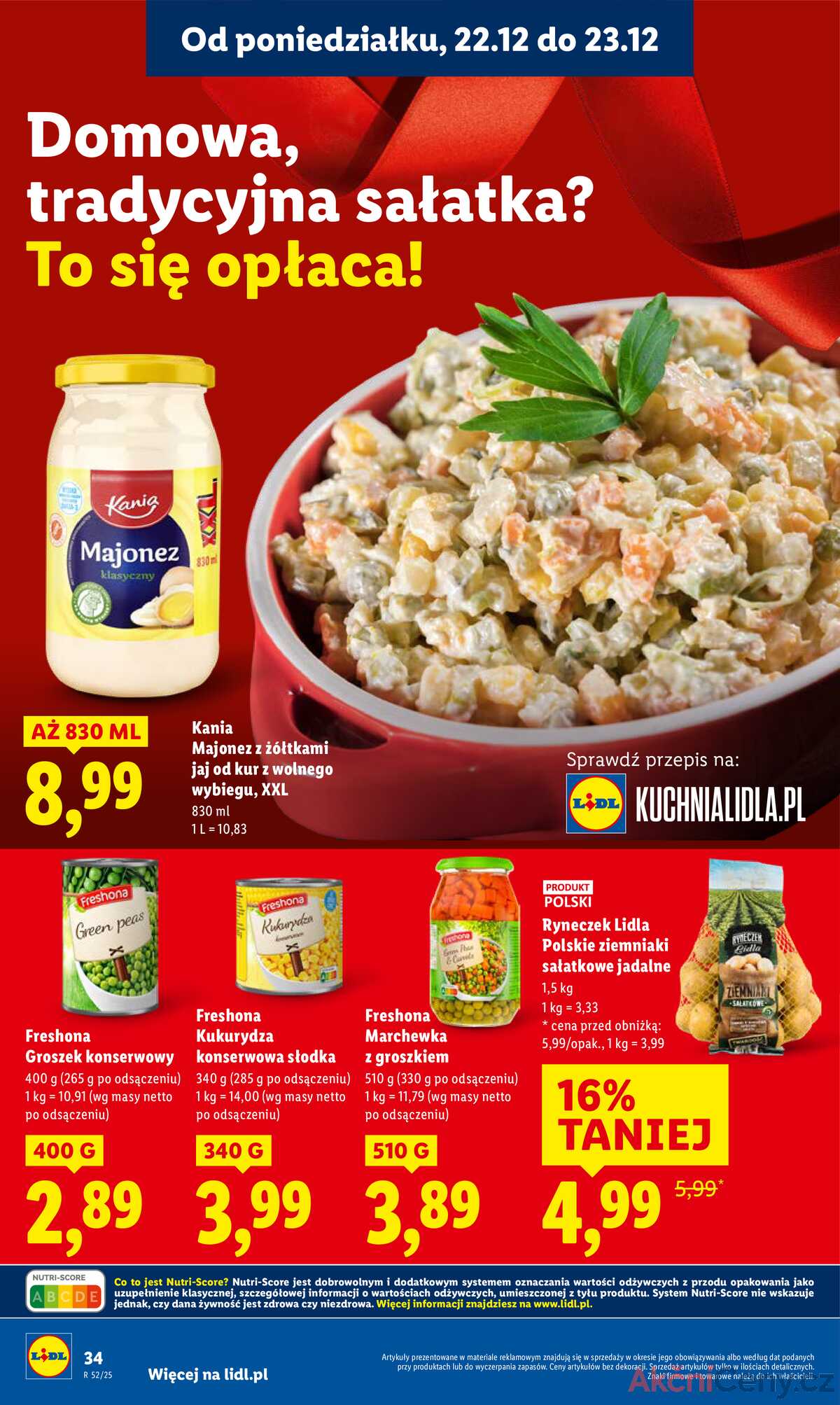 Leták Lidl Polsko 22.12.-23.12.2025 strana 36