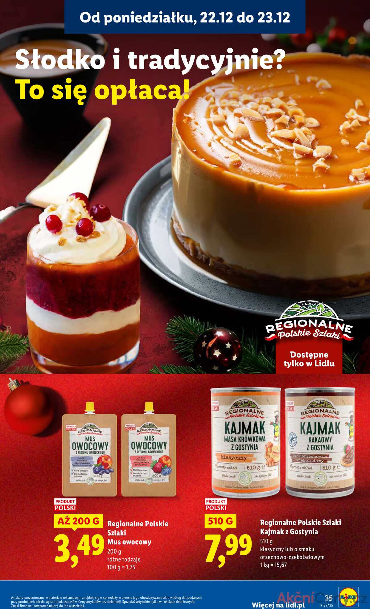 Leták Lidl Polsko 22.12.-23.12.2025 strana 37