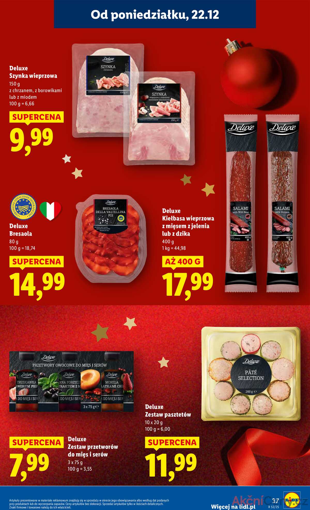 Leták Lidl Polsko 22.12.-23.12.2025 strana 39