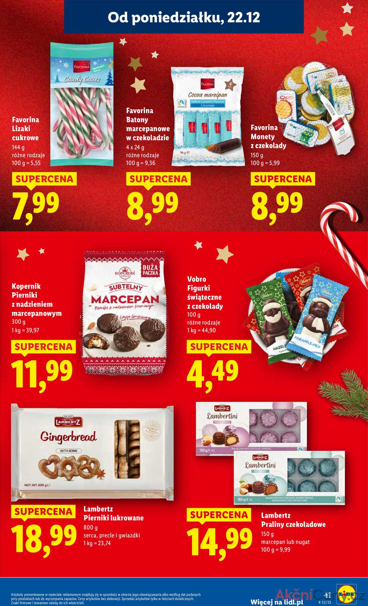 Leták Lidl Polsko 22.12.-23.12.2025 strana 43