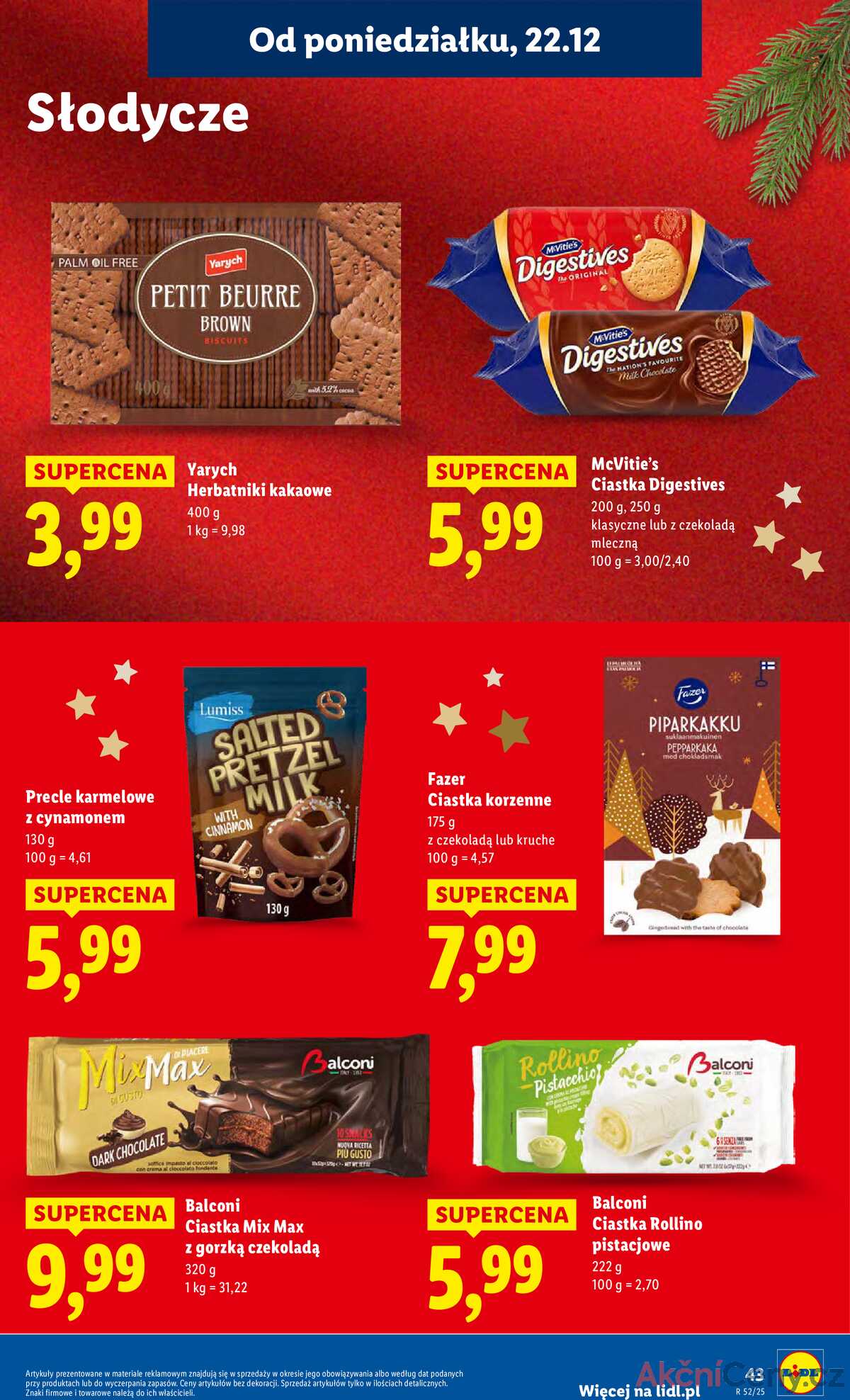 Leták Lidl Polsko 22.12.-23.12.2025 strana 45