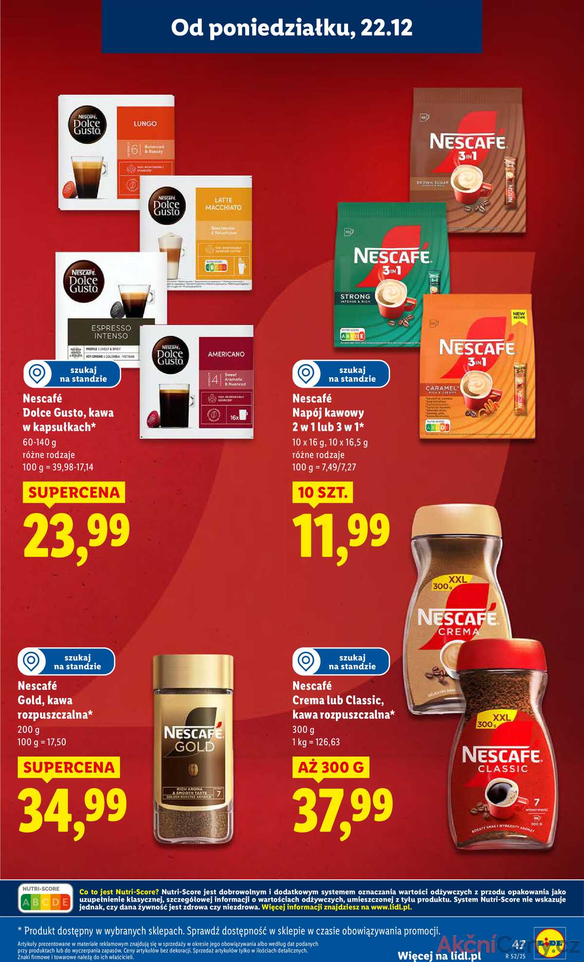 Leták Lidl Polsko 22.12.-23.12.2025 strana 49