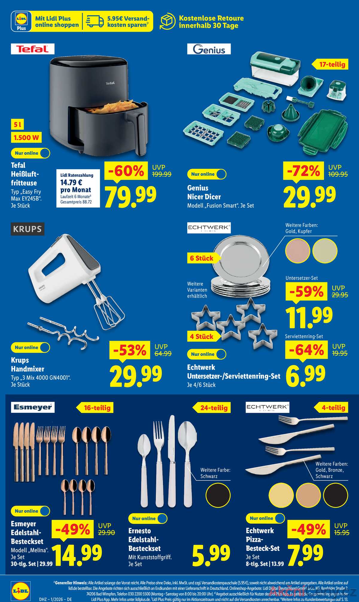 Leták Lidl Německo 29.12.-3.1.2026 strana 8