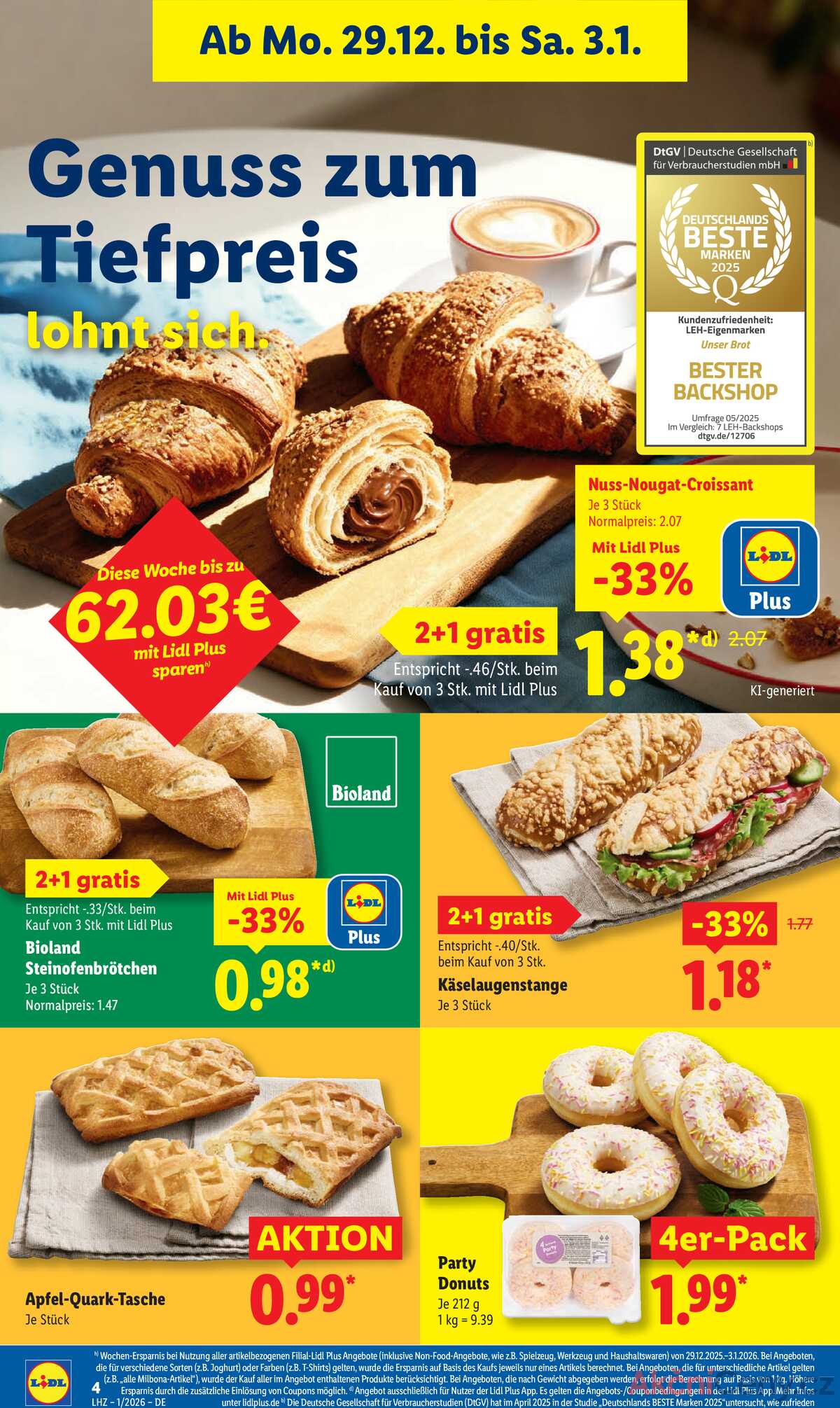 Leták Lidl Německo 29.12.-3.1.2026 strana 10