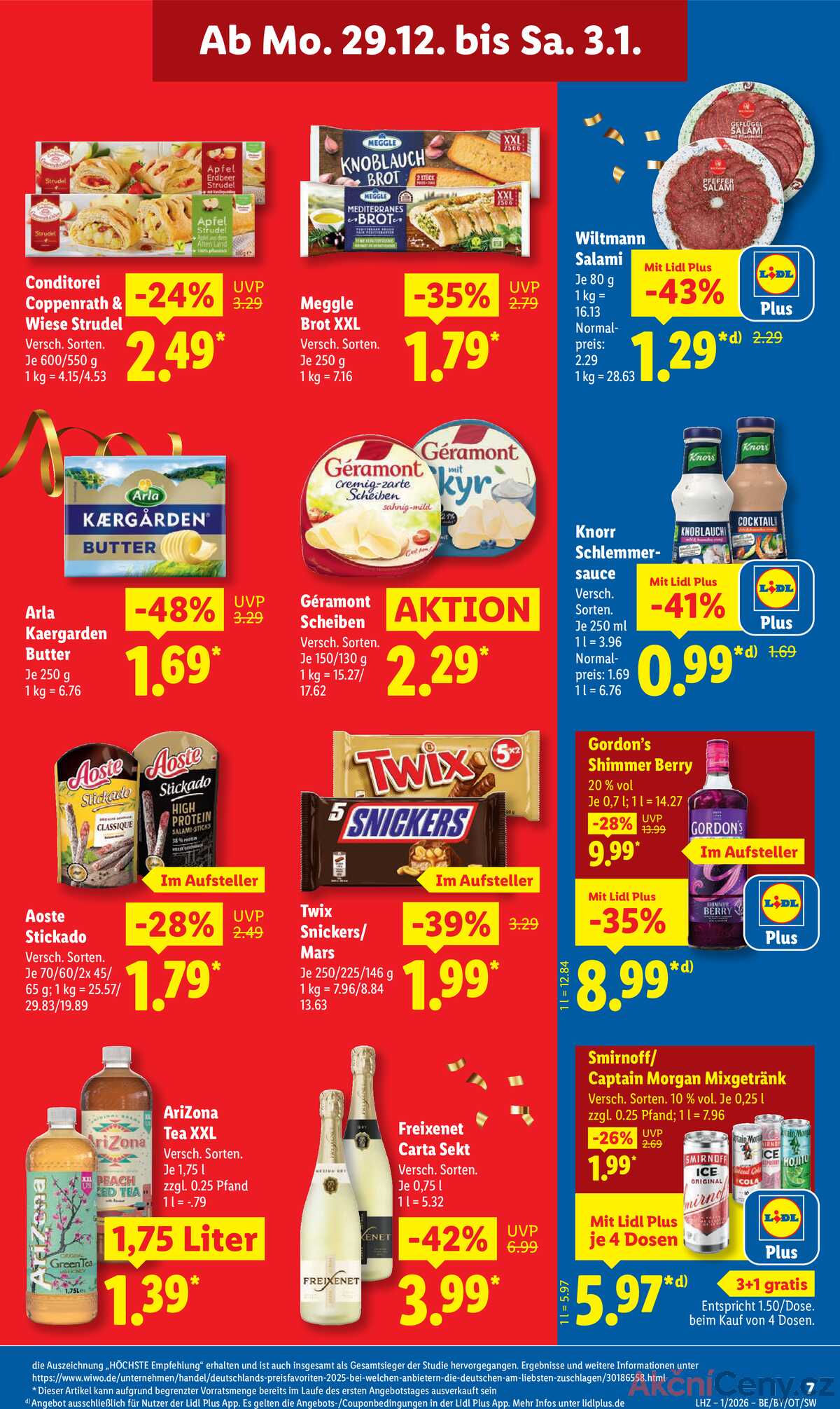 Leták Lidl Německo 29.12.-3.1.2026 strana 13