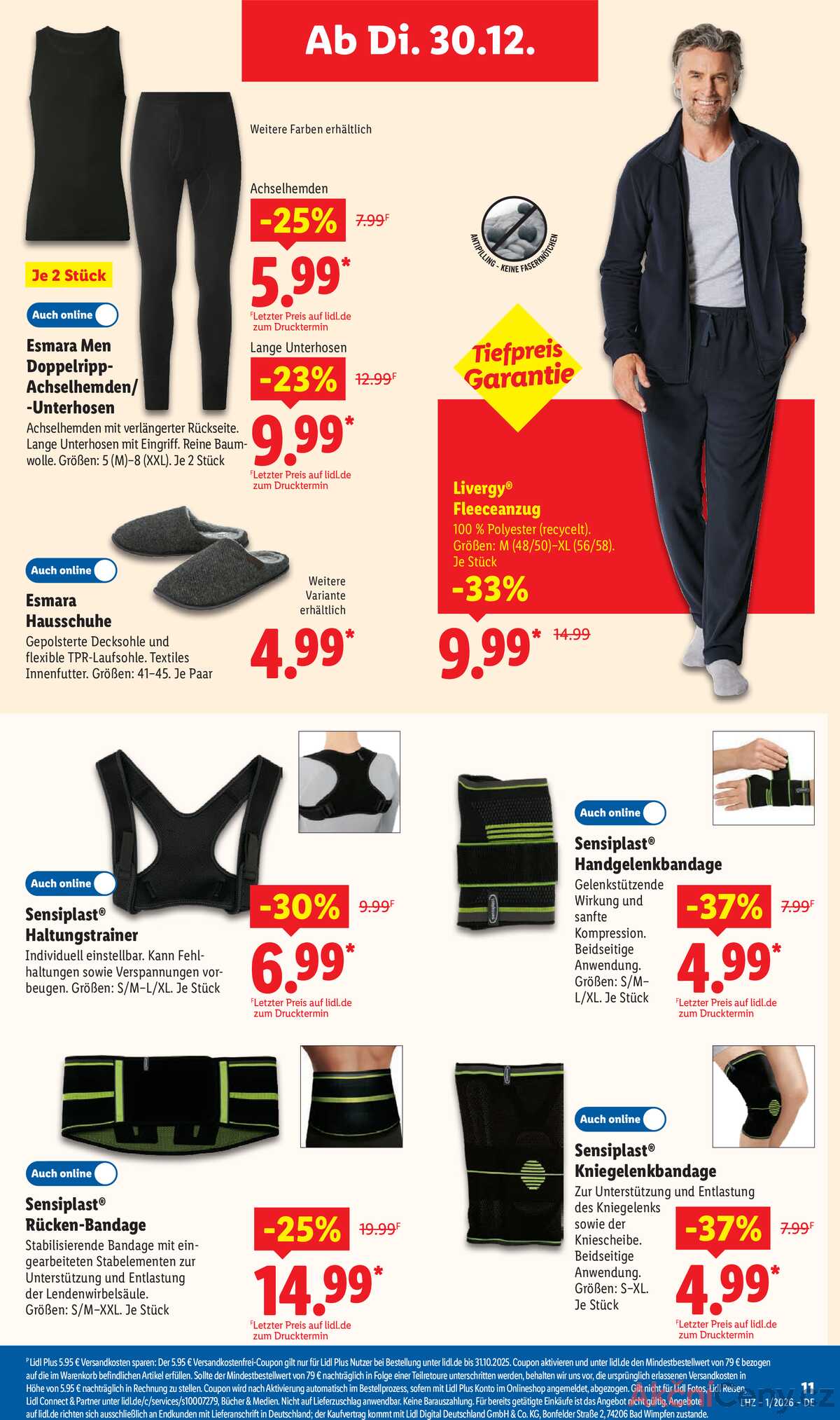 Leták Lidl Německo 29.12.-3.1.2026 strana 21