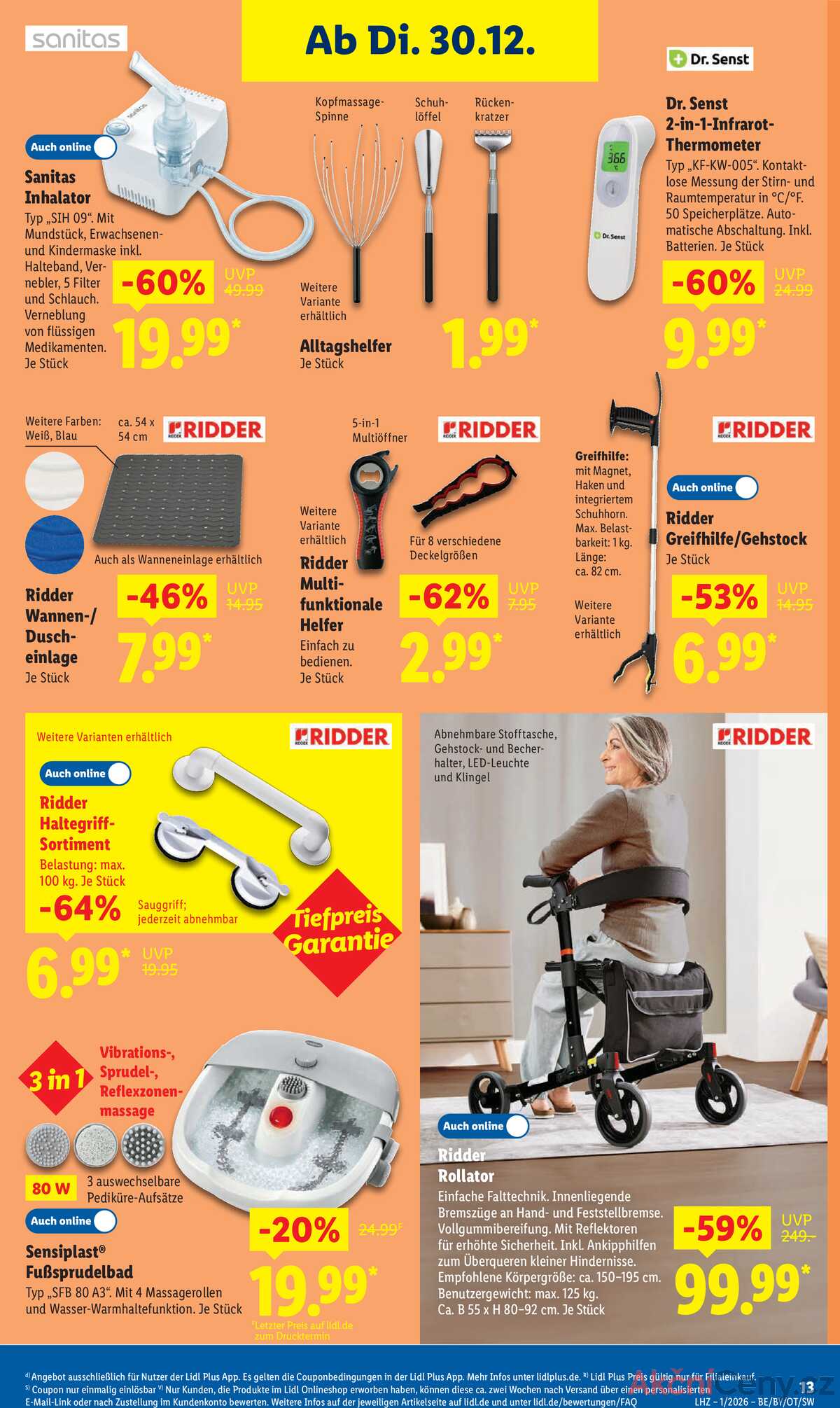 Leták Lidl Německo 29.12.-3.1.2026 strana 23