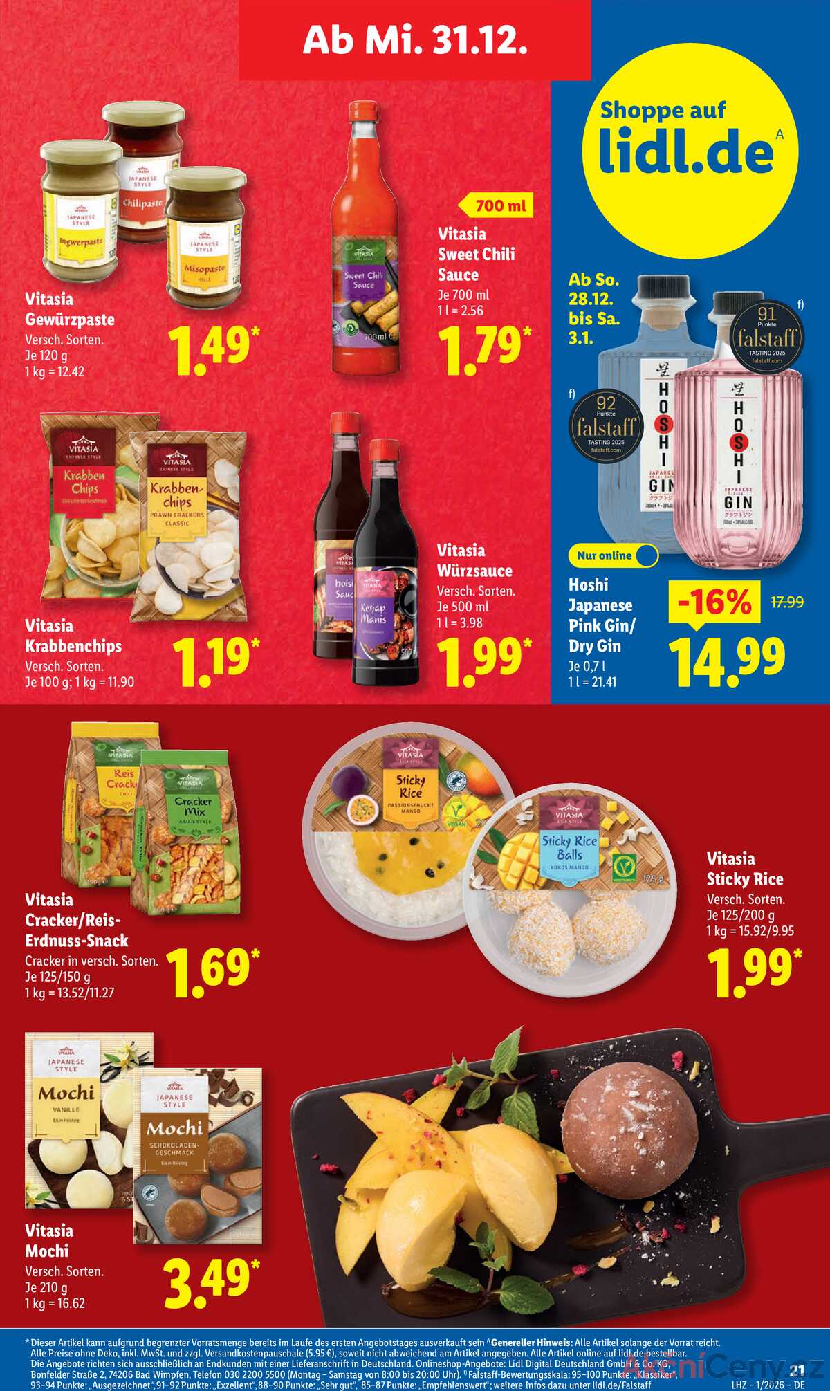 Leták Lidl Německo 29.12.-3.1.2026 strana 31