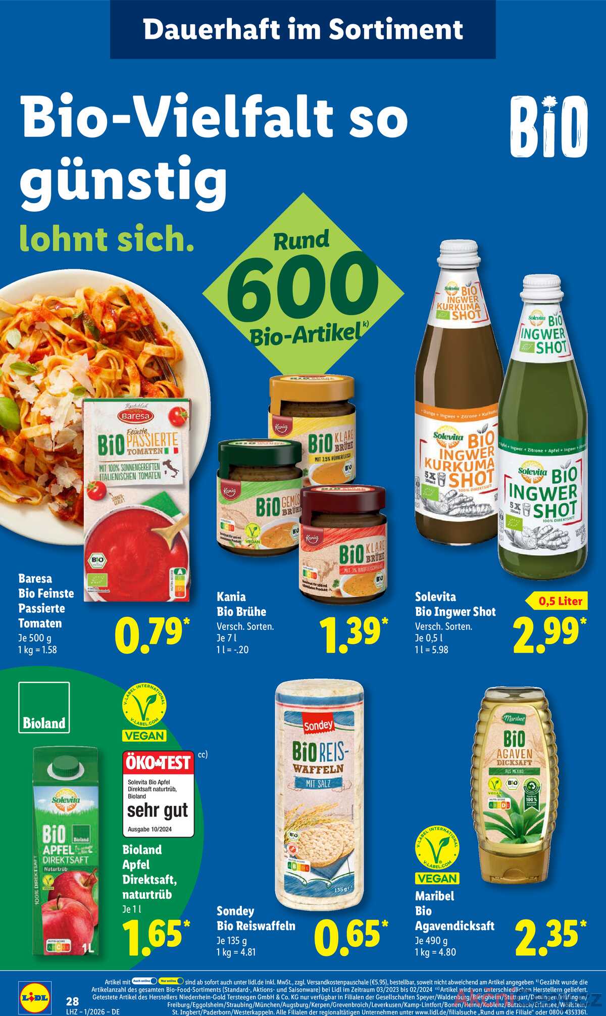 Leták Lidl Německo 29.12.-3.1.2026 strana 46